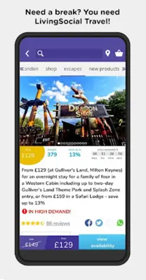 LivingSocial UK & Ireland android App screenshot 3